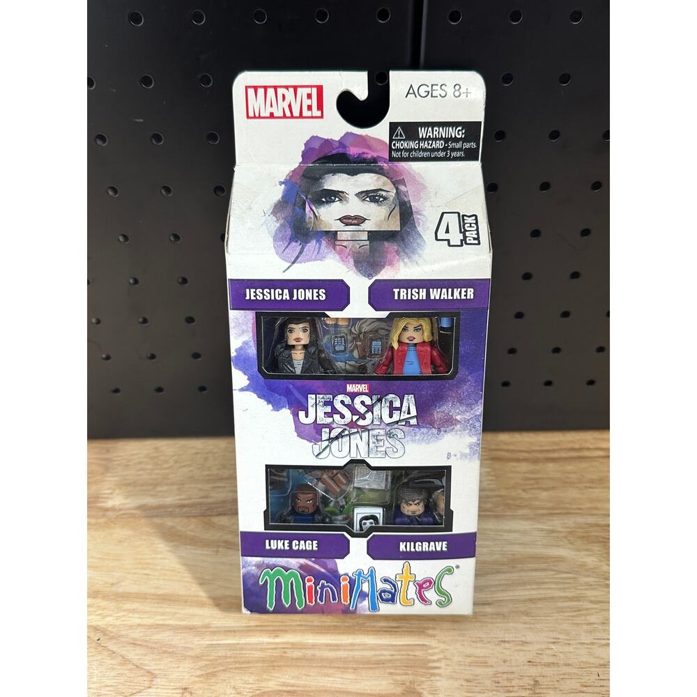 Marvel Minimates Jessica Jones Box Set 4-Pack with Cage Trish Kilgrave New NIB